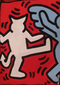 Vendita falso d'autore Angeldevil di Mikey Carroll